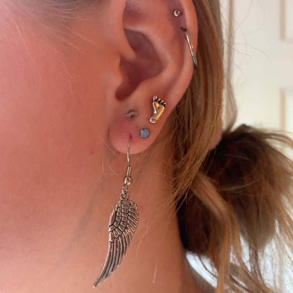 Baby Angel Wing Earrings